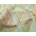 thumbnail image 3 of oneOone Silk Tabby Fabric Multicolor Stripe Printed Fabric 1 Yard 42 Inch Wide, 3 of 3