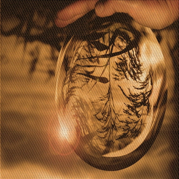 Ahgly Company Indoor Square Patterned Blood Red Brown Area Rugs, 4' Square