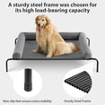thumbnail image 2 of Large Elevated Cooling Dog Bed, Raised Pet Cot Beds for Large Dogs, Elevated Outdoor Dog Bed, Chew Proof Portable Cooling Pet Cot with Skid-Resistant Feet and Breathable Mesh, 2 of 12
