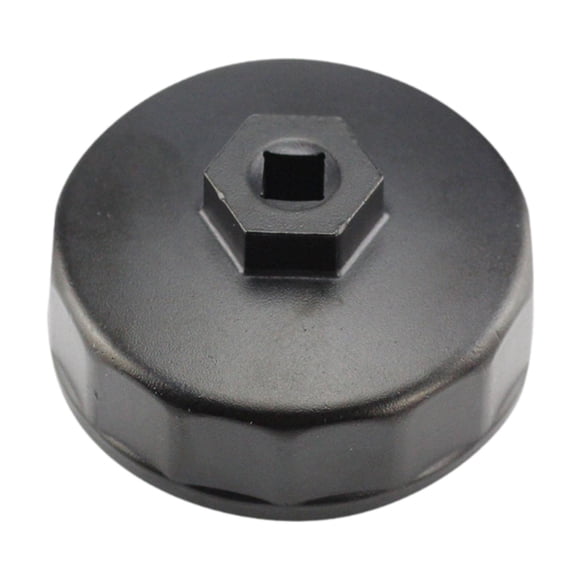 jinwen 74mm Cap Wrench Easy to Install Oil Filter Wrench for Audi Vehicle Auto Black