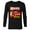 Black, variant on Disney and Pixar’s Cars I Am Speed Lightning McQueen Racing - Long Sleeve T-Shirt for Men - Customized-Black