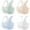 White A, variant on Happy Cherry Teen girls Training Bras Removable Pads Seamless Sports Bra 4 Pack Athletic Yoga Bralette Active Breathable Bra 10-12 Years