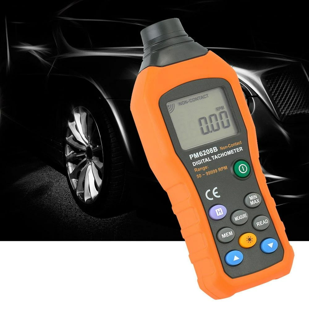 OTVIAP PM6208B 5099999 RPM Noncontact Digital Tachometer Rotation
