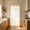thumbnail image 4 of Lace Door Curtain, Polyester Room Divider Privacy Curtain, Light Filtering Mosquito Mesh Door Panel for Bedroom, Kitchen, Living Room, Home Decor, 4 of 7