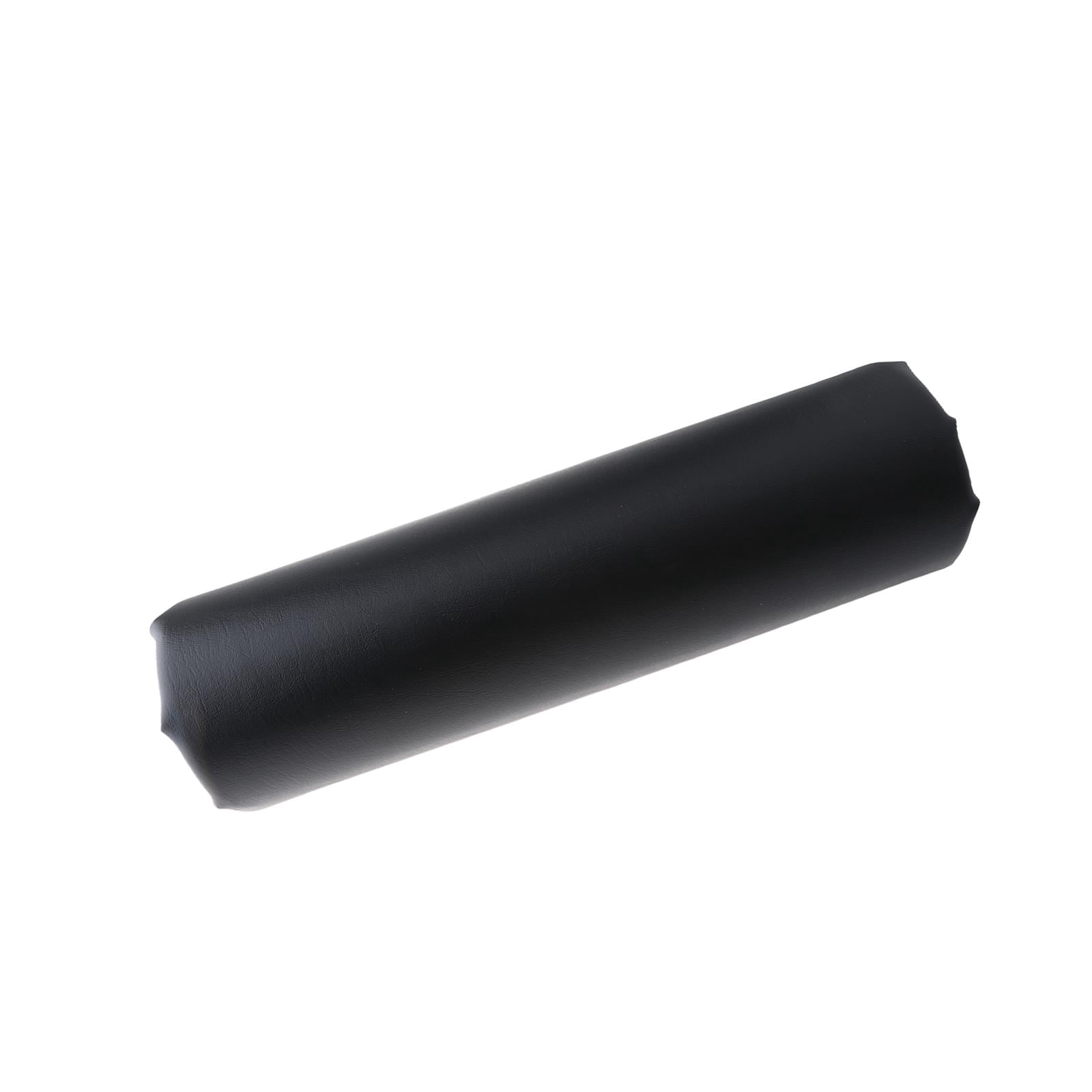 Dualoai 1 Piece Foam Foot Pad Roller 50cm Replacement Round Ankle Pad Roller for Indoor Black