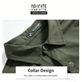 thumbnail image 5 of Men Long Sleeve Utility Button Down Shirts, Multi Chest Pocket Relaxed Fit Outdoor Work Tactical Shirts, 5 of 6