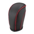 thumbnail image 1 of Cubierta de palanca de cambio de marchas, embellecedor de perilla de palanca de cambios Interior automotriz para Volkswagen Atlas 2018-2022, puntos negros y rojos, 1 of 7