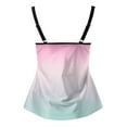 thumbnail image 4 of idosla Tankini Tops for Women Swimwear Top Only Tummy Control Bathing Suit Top No Bottom (Available in Plus) (Light Pink, S), 4 of 5