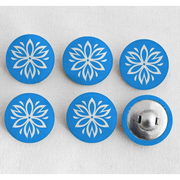 SewLab Dupion Fabric Round 12 Pieces Handmade Buttons Sewing DIY Project Clothes Craft-25mm - Walmart.com
