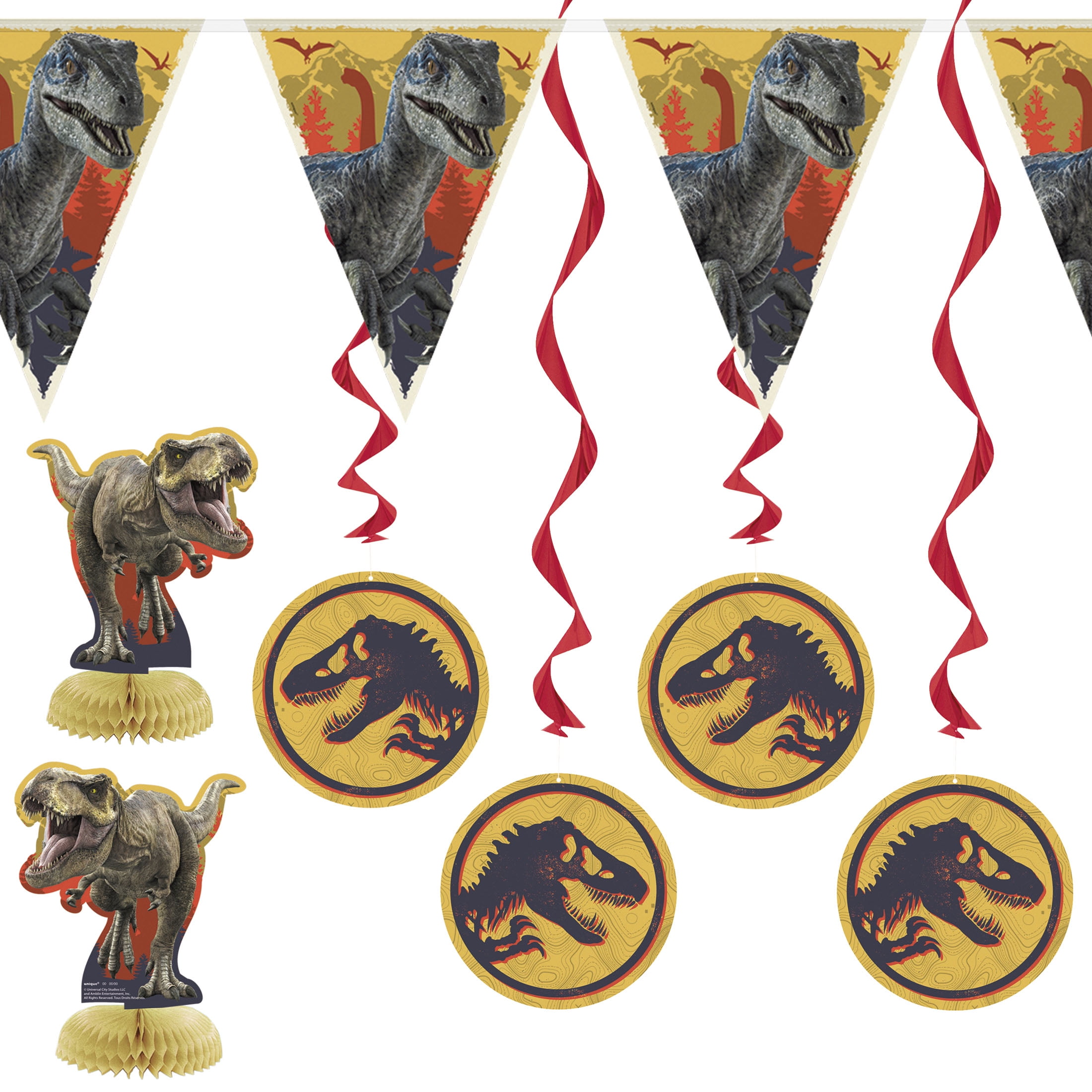 Jurassic World Party Decorating Kit, 7pcs