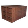 thumbnail image 4 of Regency Legacy Stand Up Storage Cabinet/ 3 Lateral File Quad with Bookcase End- Cherry, 4 of 6