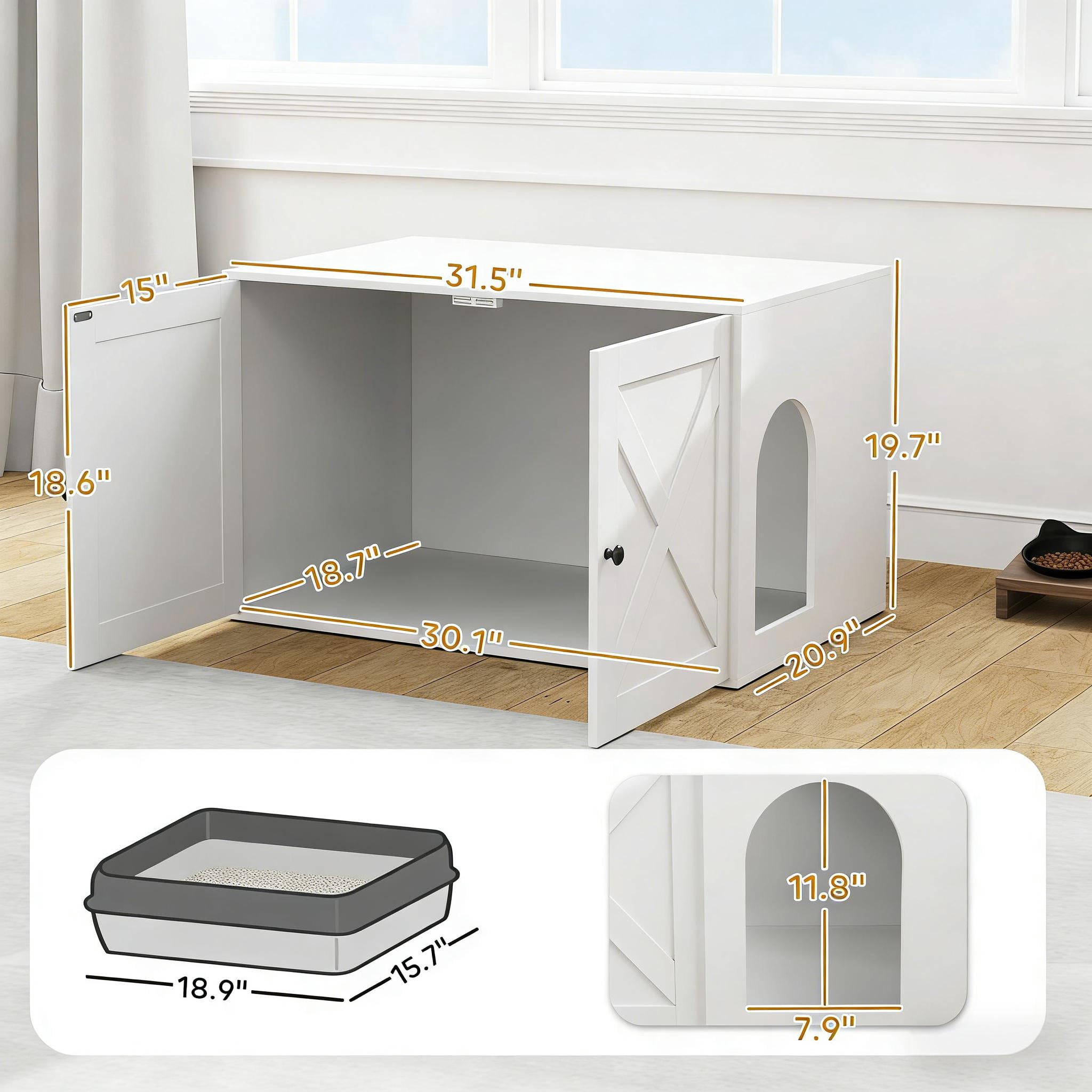 Litter Box Enclosure,Cat Litter Box Enclosure
