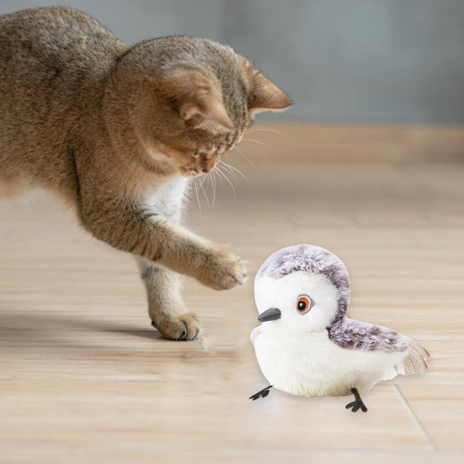 Stgfyxgs Flapping Bird Cat Toy Motion Activated Lifelike Electric Three Mode for Indoor Cats Cat Exercise Toy USB Rechargeable Style A