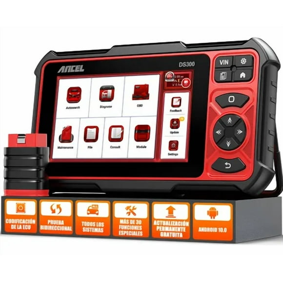 Escáner Automotriz Obd2 Ancel Ds300 Bidireccional Programar