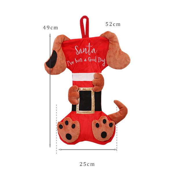 Bolsas De Dulces Bolsa de regalo de dulces para perros y gatos colgantes colgantes bolsas de saco de dulces adornos navideños Sywqhk Libre de BPA