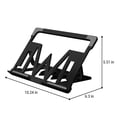 thumbnail image 3 of Support pour Ordinateur Portable 17 Pouces, Support de Bureau Portable Pliant et Réglable pour Radiation Thermique et Levage Ergonomique, 3 of 7