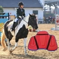 thumbnail image 4 of Equestrian Horse Riding Saddle Pad Outdoor Training Seat Cushion Comfortable Red, 4 of 5