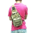 thumbnail image 7 of SkyAuks Sling Bag for Men, Crossbody Bag Men, Nylon Small Shoulder Bag, Pack Chest Bag for Men, Outdoor Sports Bag for Men, Waterproof Cross-Body Bag, Army Green, 7 of 7