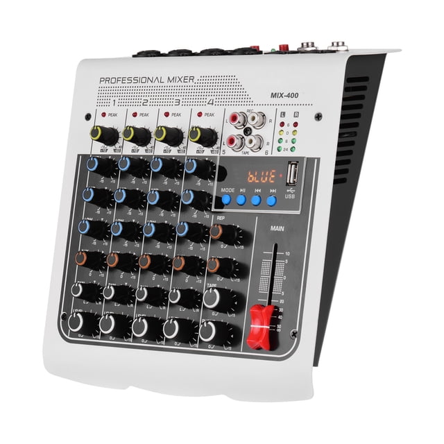 Amdohai Muslady MIX-400 Professional 6-Channel Audio Mixer Mixing Console 3-Band
