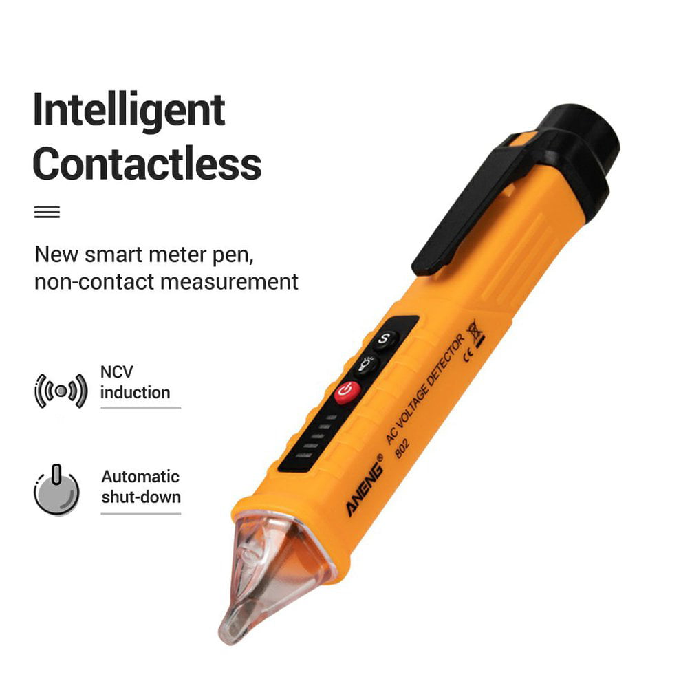 Voltage Tester Pen AC Non-Contact Electric Volt Alert Detector Sensor 12-1000V#. 