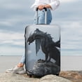 thumbnail image 3 of Lsque Valley Gray Dragon Printed Luggage Cover, Travel Luggage Protector,Scratch and Dirt Resistant, Fits 18-32 Inch Luggage - X-Large, 3 of 9