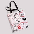 thumbnail image 2 of PKQWTM valentine's day Canvas Shoulder Bags Handbags Tote Bags Shopping Bag, 2 of 2