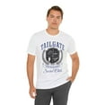 thumbnail image 4 of Royal Blue Cute Varsity Style Tailgate Gameday Football Unisex Shirt, 4 of 10