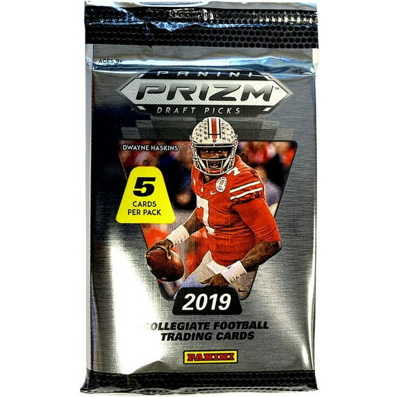 Panini Collegiate 2019 Prizm Draft Picks Football Trading Card Pack