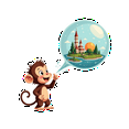 thumbnail image 5 of Cartoon Monkey Theme Stickers, Waterproof Monkey Theme Sticker for Water Bottle Laptop Phone Cases Planner Skateboard Luggage Helmet Party Favor Decor, Ideal for Adults Teens Teacher Rewards, 5 of 9