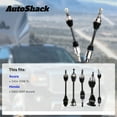 thumbnail image 3 of AutoShack Front CV Axle Shaft for Honda & Acura, Accord 2003-2007 TL 2004-2006, FWD L4 2.4L V6 3.0L 3.2L, Left and Right, Pair, 3 of 5