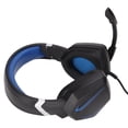 thumbnail image 3 of Auriculares para juegos con sonido estéreo envolvente, auriculares supraaurales con micrófono con cancelación de ruido para ordenadores, portátiles y tabletas, 3 of 9