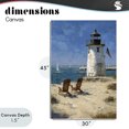 thumbnail image 4 of Stupell Industries Rustic Lodge Summer at Lighthouse Bay Canvas Art, 30 x 45, by Petals Prints Design, 4 of 8