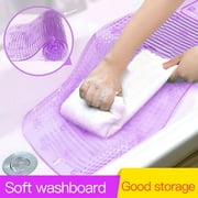 ROBOT-GXG Laundry Washing Board - Washboard Foldable - Plastic Mini Washboard Foldable Clothes Washboard Portable Travel Washboard with Suction Cups for Hand Washing Diaper