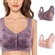 thumbnail image 1 of Breathable And Comfortable Bra, Large Size Bra, Women's Pull Correction Lymphatic Bra, No Steel Ring, Wide Shoulder Vest Style, 1 of 9