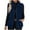 1#Blue, variant on Heisall Womens Winter Vests Sleeveless Zipper Collar Solid Color Casual Fashion Outerwear