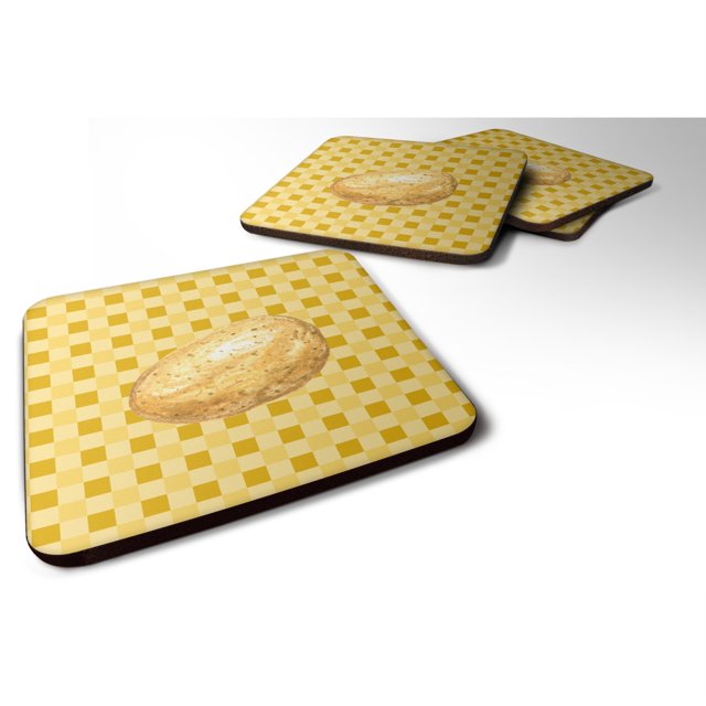 "Treasures Potato on Basketweave Decorative coasters, 3.5, Multicolor" Caroline's Treasures BB7208FC