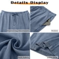 thumbnail image 6 of MOSHU Wide Leg Jeans for Women Elastic Waisted Denim Pants Straight Casual Womens Jean with Side Pockets, 6 of 10