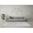 thumbnail image 3 of Ahgly Company Indoor Square Abstract Gray Modern Area Rugs, 6' Square, 3 of 4