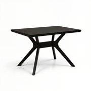 Verso Rectangular Dining Table (48in / 1220mm), Black