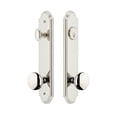 thumbnail image 4 of Grandeur 839593 Arc Solid Brass Tall Plate Single Cylinder Keyed Entry Set - Brass, 4 of 6