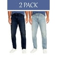thumbnail image 2 of Men's 2-Pack Flex Stretch Slim Straight Jeans with 5 Pocket (Sizes, 30-42), 2 of 7