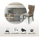 thumbnail image 3 of Protectores de plástico para sillas de comedor con respaldos: fundas impermeables para asientos de sillas de PVC engrosadas, fundas para sillas extraíbles y lavables, que mantienen su silla de comedo JAMW Sencillez, 3 of 5