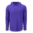 thumbnail image 2 of Men's Cutter & Buck Purple ECU Pirates Coastline Epic Comfort Eco Recycled Long Sleeve Hoodie T-Shirt, 2 of 3