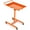 Orange, variant on Mescukay Rolling Work Table - Heavy Duty Steel Adjustable Work Table with Wheels,Mobile Workbench for Garage, Workshop, DIY, 220 LBS Load Capacity
