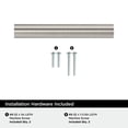 thumbnail image 4 of Amerock Composite 3-3/4 inch (96mm) Center-to-Center Satin Nickel Cabinet Pull, 10 Pack, 4 of 4