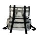thumbnail image 3 of Mochila transparente Yuyangstore PVC impermeable negro, 3 of 8