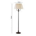 thumbnail image 5 of 150 Watt 6 Way Metal Floor Lamp with Fabric Tapered Shade, Bronze- Saltoro Sherpi, 5 of 5