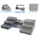 thumbnail image 3 of Organizador de especias extensible de 3 niveles, antideslizante, con 2 estantes escalonados. El estante se extiende de 42 a 62 cm para cocina, refrigerador, despensa, gabinetes, alacenas, encimeras y, 3 of 6