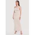 thumbnail image 2 of Women's Solid High Waisted Mermaid Maxi Skirt, 2 of 4