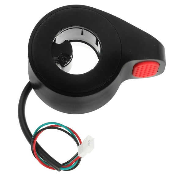 OUNONA Black Thumb Throttle for Scooter Use Reliable and Durable Plastic Material Enhances Riding Experience 2.0 inch